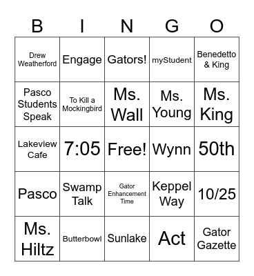 Lando Bingo Card
