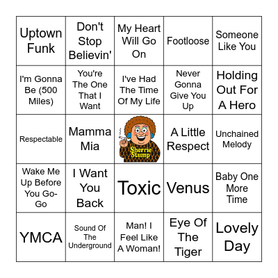 Music Bingo - November Bingo Card