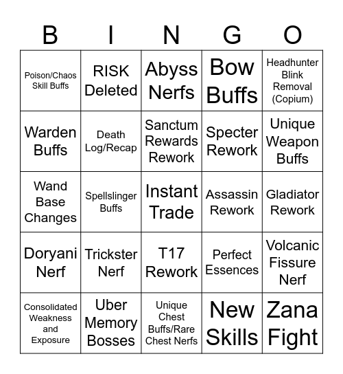 Canadians360 Cope Bingo Card