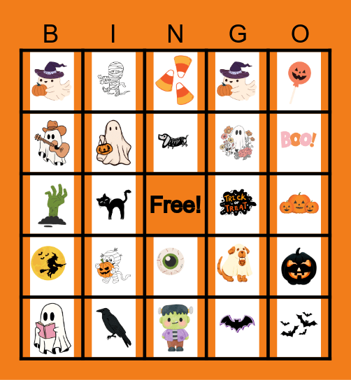 BBI Halloween Bingo Card