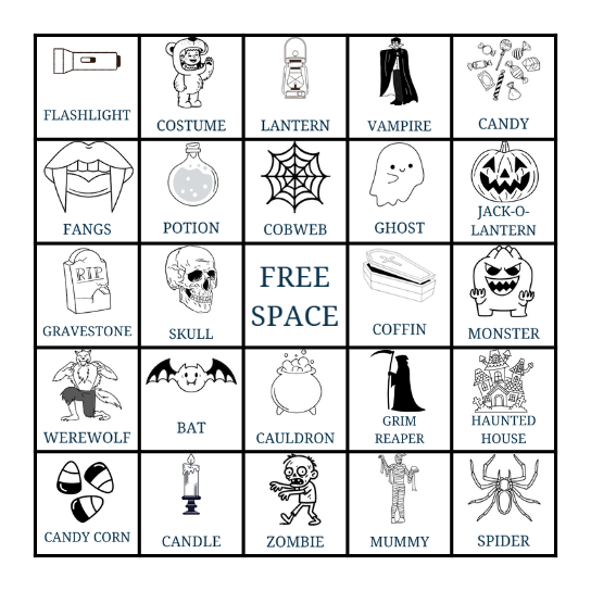 HALLOWEEN BINGO Card