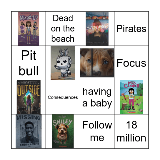 Book Fair 2025 Bingo Card