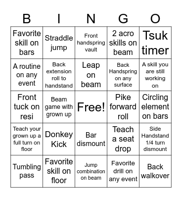 iTeam Black Bingo Card
