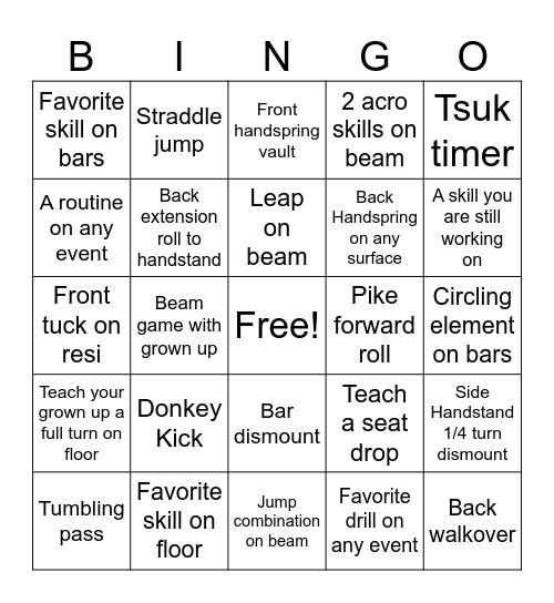 iTeam Black Bingo Card