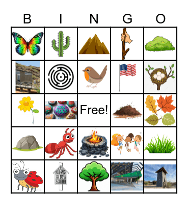 Camp Adventure Bingo Card