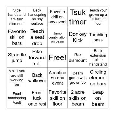 iTeam Black Bingo Card