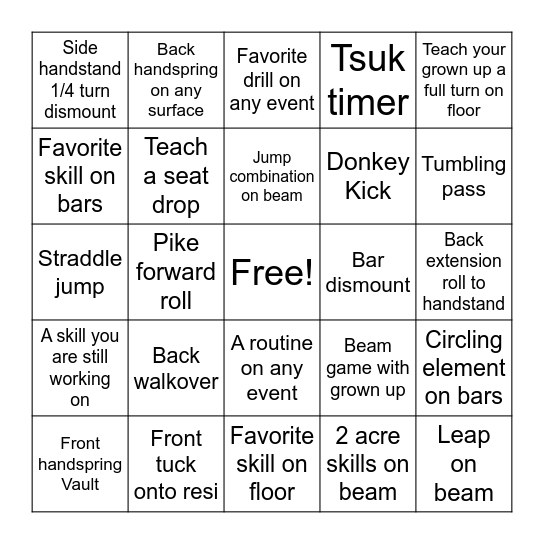 iTeam Black Bingo Card