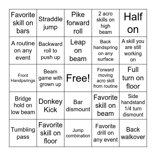 iTeam Purple Bingo Card