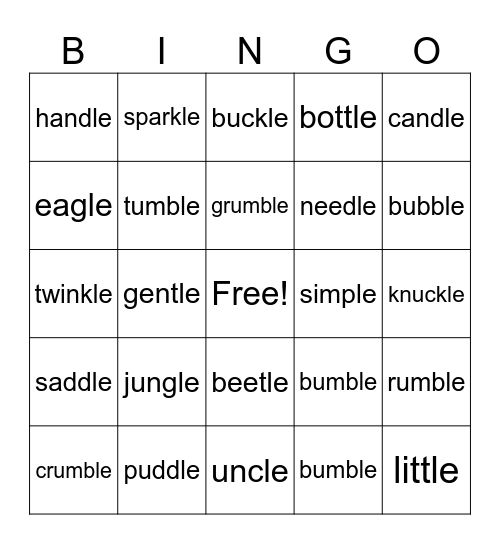 Red Group Bingo Card