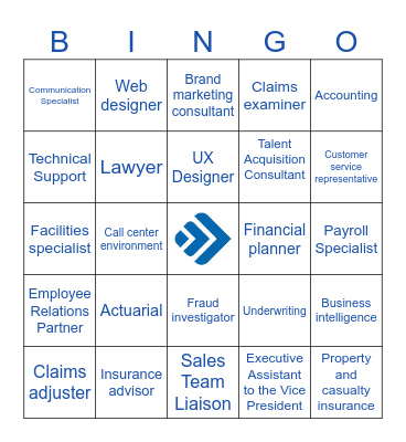 Insurance Bingo Card