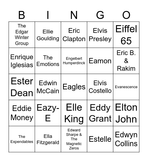 Game #1: E-Legal Downloads Bingo Card