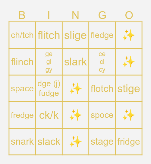 amelie’s amazing ✨ Bingo Card