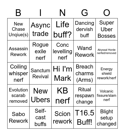 3.27 Bingo Card