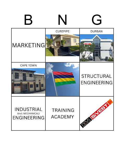 TCENNOC PUORG TSEVIS Bingo Card