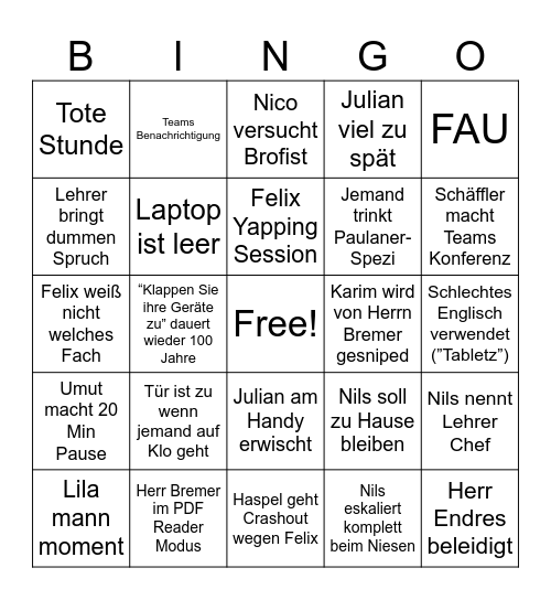 BS-BINGO 3.0 Bingo Card