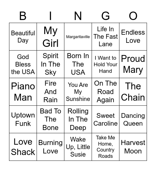 CANYON COUNTRY Bingo Card