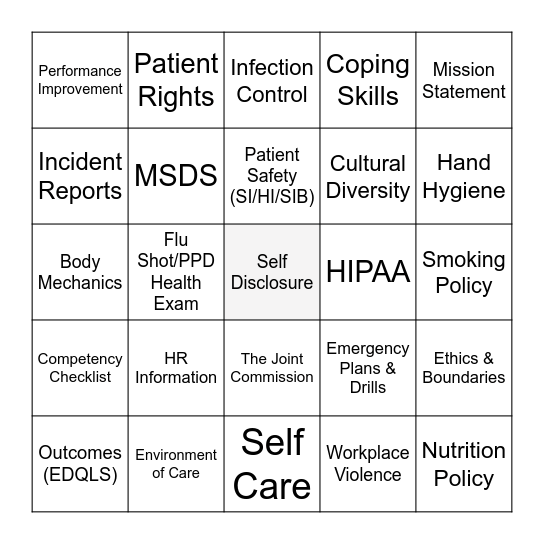 Ai Pono Annual Meeting Bingo Card