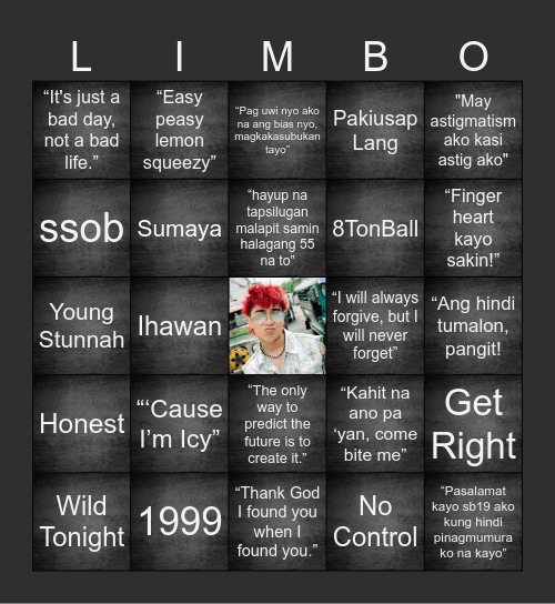 The Fangs Board Bingo Card