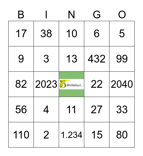 Toerke door Bremdael Bingo Card