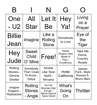 930 BINGO SPECIAL Bingo Card