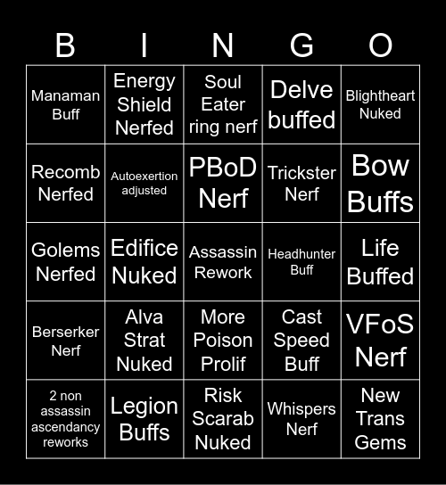 3.27 Bingo Card