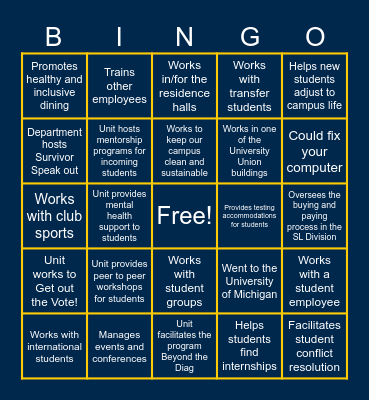 Someone who(se)... Bingo Card