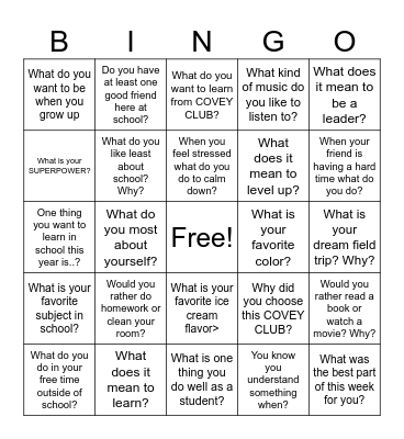 LEARN LEAD LEVEL UP Bingo Card