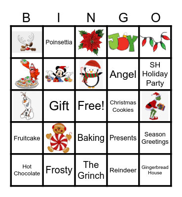 Happy Holidays Bingo 2025 Bingo Card