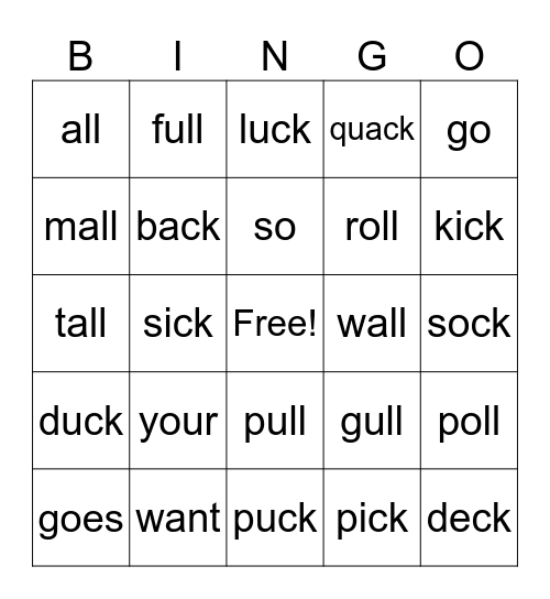 43&44 Bingo Card