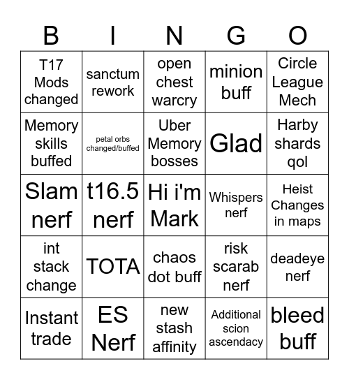 3.27 bingo Card