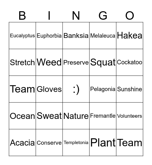 CVA's Bingo Bonanza!!! Bingo Card