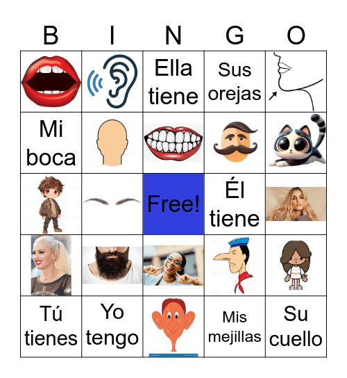Descripciones Bingo Card