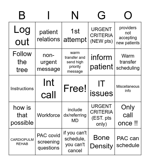 Pink fall Lady's 1 Bingo Card