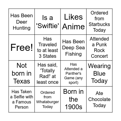 Beacon of Hope Bingo Card