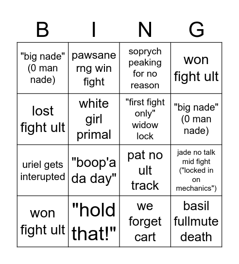 Sakura Mochi Bingo ! Bingo Card