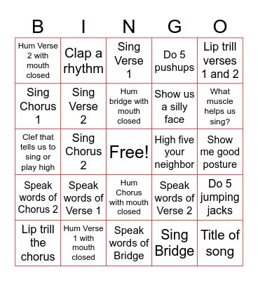 Shine for Jesus Bingo Card