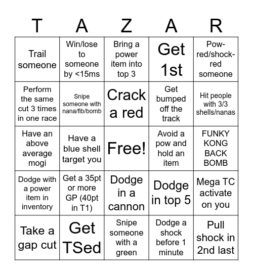 Feathers' Halloween Bingo Card