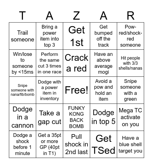 Feathers' Halloween Bingo Card