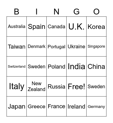 737 Bingo Card