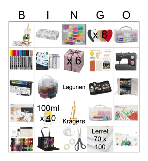 Julebingo Team Lagunen Bingo Card