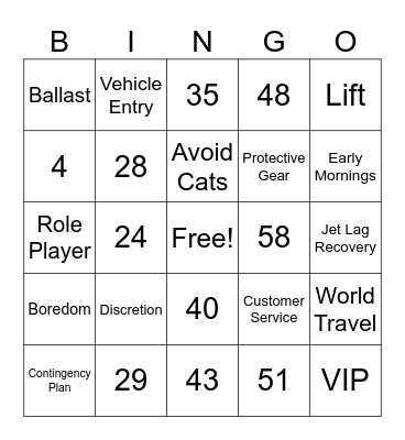 Number Bingo 1-75 Bingo Card