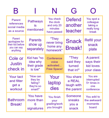 We're Still Going Bingo Card