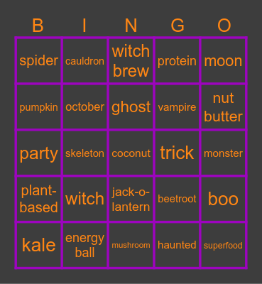 NAT BINGO 1ST PLACE Bingo Card