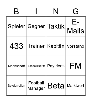 Zwonukas video Bingo Card