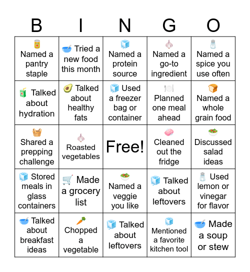 Spin to Win Bingo - Prep Like a Pro Bingo Card