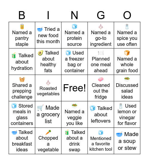 Spin to Win Bingo - Prep Like a Pro Bingo Card