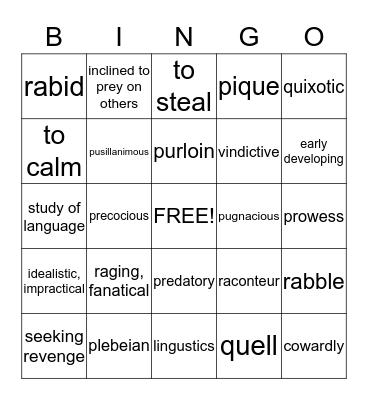 POWERPLUS 2 ✰ LESSON 16 Bingo Card