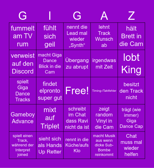 Börsday Bingo Card