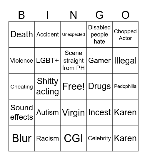 Tomorrow's Teachings Bingo Card Bingo Card