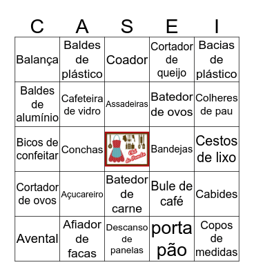 CHÁ DA BAYANE Bingo Card